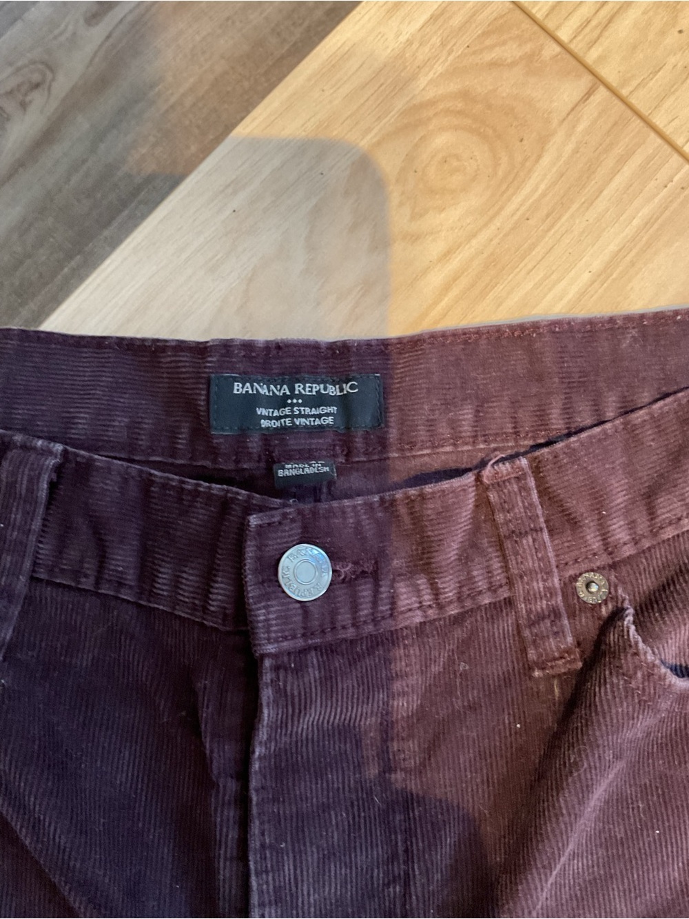Banana Republic Corduroy Pants in Plum